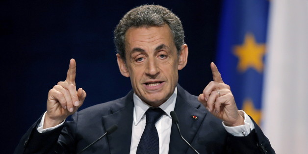 Former president and current head of the Les Republicains political party Nicolas Sarkozy, delivers a speech during a political rally as he campaigns for the upcoming regional elections in Schiltigheim near Strasbourg, France, November 25, 2015. REUTERS/Vincent Kessler TPX IMAGES OF THE DAY