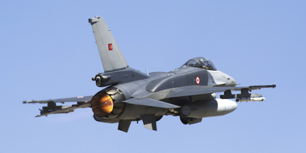 Ein türkischer Kampfjet vom Typ F-16