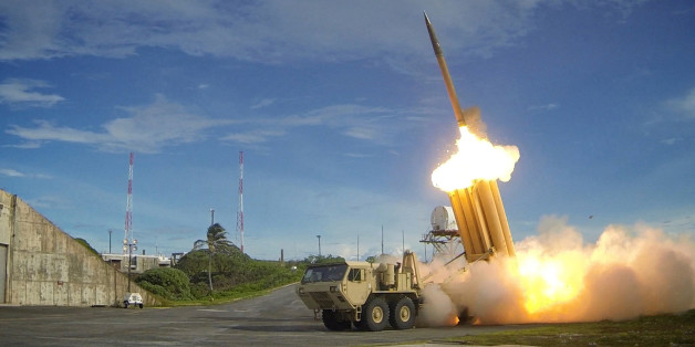 A Terminal High Altitude Area Defense (THAAD) interceptor is launched during a successful intercept test, in this undated handout photo provided by the U.S. Department of Defense, Missile Defense Agency. U.S. Department of Defense, Missile Defense Agency/Handout via Reuters/File Photo ATTENTION EDITORS - FOR EDITORIAL USE ONLY. NOT FOR SALE FOR MARKETING OR ADVERTISING CAMPAIGNS. THIS IMAGE HAS BEEN SUPPLIED BY A THIRD PARTY. IT IS DISTRIBUTED, EXACTLY AS RECEIVED BY REUTERS, AS A SERVICE TO C