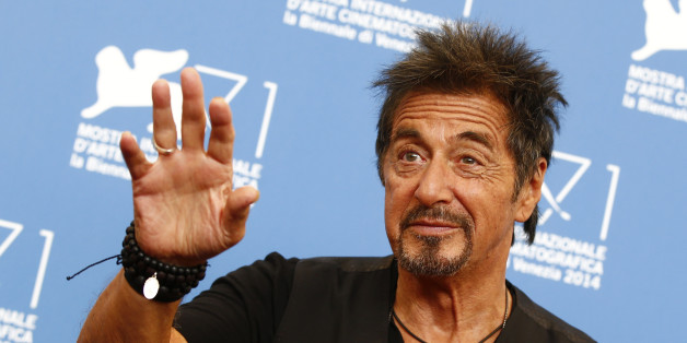 Cast member Al Pacino poses during the photo call for his two movies "The Humbling" and "Manglehorn" at the 71st Venice Film Festival August 30, 2014. REUTERS/Tony Gentile (ITALY - Tags: ENTERTAINMENT)