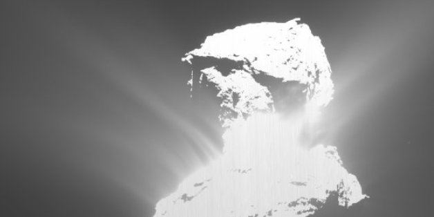 Voici les images qu'a réussi à capter la sonde Rosetta de la comète Tchouri dans un moment bien particulier et très rare.