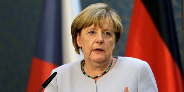 German Chancellor Angela Merkel speaks during a news conference at Czech government headquarters in Prague, Czech Republic, August 25, 2016. REUTERS/David W Cerny