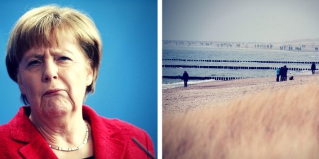 Sogar Merkel mag Vorpommern nicht.