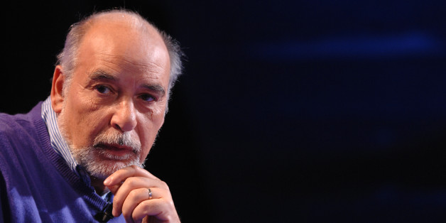 Tahar Ben Jelloun aux côtés de Jean-Pierre Chevènement à la future Fondation pour l'islam de France