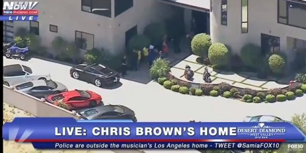 Chris Brown arrêté pour agression à main armée