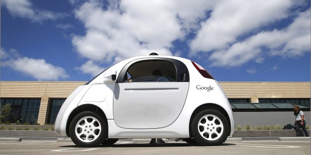 FILE - This May 13, 2015, file photo, shows Google's self-driving car during a demonstration at the Google campus in Mountain View, Calif. The U.S. auto industry's home state of Michigan is preparing for the advent of self-driving cars by pushing legislation to allow for public sales and operation _ a significant expansion beyond an existing law that sanctions autonomous vehicles for testing only. (AP Photo/Tony Avelar, File)