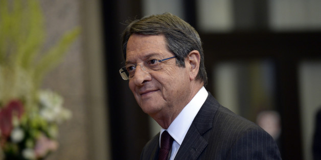 Cyprus' President Nicos Anastasiades leaves after the first day of an EU - Summit at the EU headquarters in Brussels on June 28, 2016.
European Union leaders will on June 29, 2016 assess the damage from Britain's decision to leave the bloc and try to prevent further disintegration, as they meet for the first time without a British representative. / AFP / THIERRY CHARLIER (Photo credit should read THIERRY CHARLIER/AFP/Getty Images)