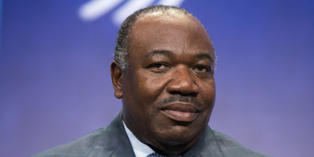 President of Gabon, Ali Bongo Ondimba, sits on stage in support of a commitment to stop poaching of African elephants announced at the Clinton Global Initiative (CGI) in New York September 26, 2013. The CGI was created by Bill Clinton in 2005 to gather global leaders to discuss solutions to the world's problems. REUTERS/Lucas Jackson (UNITED STATES - Tags: POLITICS)