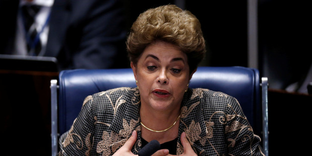 Brazil's suspended President Dilma Rousseff attends the final session of debate and voting on Rousseff's impeachment trial in Brasilia, Brazil, August 29, 2016. REUTERS/Ueslei Marcelino