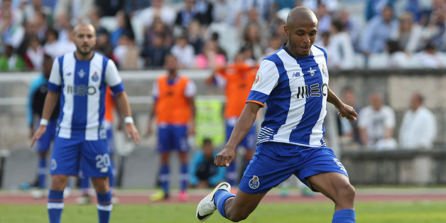 OEIRAS, PORTUGAL - MAY 22: FC Porto's forward Yacine Brahimi in action during the Portuguese Cup Final match between FC Porto and SC Braga at Estadio Nacional on May 22, 2016 in Lisbon, Portugal. (Photo by Gualter Fatia/Getty Images)