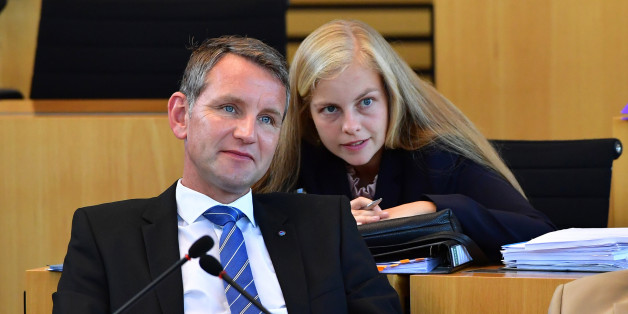 Die AfD-Abgeordnete Wiebke Muhsal trat vollverschleiert im Thüringer Landtag auf