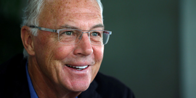 Bayern Munich's former President Franz Beckenbauer speaks to the media during a news conference in Seoul June 3, 2013. REUTERS/Kim Hong-Ji/File Photo