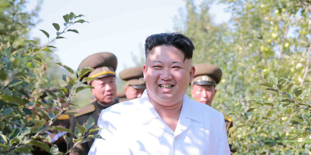 North Korean leader Kim Jong Un visits the Taedonggang Combined Fruit Farm in this undated photo released by North Korea's Korean Central News Agency (KCNA) in Pyongyang on August 18, 2016. KCNA/ via REUTERS ATTENTION EDITORS - THIS IMAGE WAS PROVIDED BY A THIRD PARTY. EDITORIAL USE ONLY. REUTERS IS UNABLE TO INDEPENDENTLY VERIFY THIS IMAGE. NO THIRD PARTY SALES. SOUTH KOREA OUT. NO COMMERCIAL OR EDITORIAL SALES IN SOUTH KOREA.