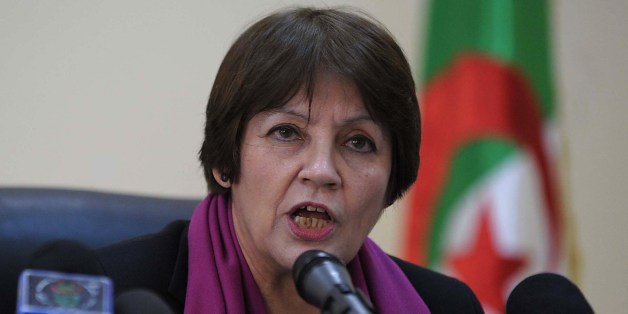 A picture taken on February 8, 2015 shows Algerian Education Minister Nouria Benghebrit in Algiers. Benghebrit has proposed that for the first two years of primary school, teachers be allowed to give lessons in dialect to help children master the standard language. AFP PHOTO / STR (Photo credit should read STR/AFP/Getty Images)