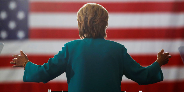 Democratic presidential nominee Hillary Clinton speaks at a rally at Truckee Meadows Community College in Reno, Nevada, August 25, 2016. REUTERS/Aaron P. Bernstein