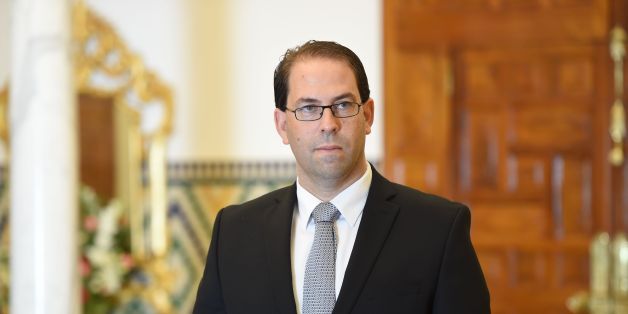 Tunisia's newly appointed prime minister-delegate Youssef Chahed poses for photographers after being appointed by the Tunisian president at Carthage Palace in Carthage, some 15 kilometres on the outskirts of Tunis, on August 3, 2016.
Essebsi named local affairs minister Youssef Chahed, 40, as prime minister-designate tasked with forming a unity cabinet to tackle major economic and security challenges.
/ AFP / FETHI BELAID (Photo credit should read FETHI BELAID/AFP/Getty Images)