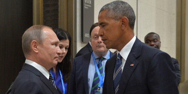 Wenn Blicke töten könnten... Putin und Obama während des G20-Gipfels in China