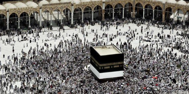 Muslim pilgrims circle the Kaaba, Islam's holiest shrine, at the Grand Mosque in the Muslim holy city of Mecca, Saudi Arabia, Wednesday, Sept. 7, 2016. Millions of pilgrims have arrived to Mecca ahead of the Hajj annual pilgrimage which begins Saturday, Sept. 10, 2016. (AP Photo/Nariman El-Mofty)