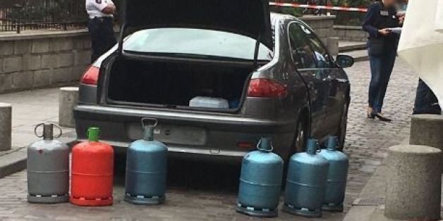 La voiture aux bonbonnes de gaz retrouvée à Paris le 3 septembre 2016