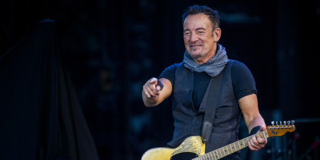 ROME, ITALY - JULY 16: Bruce Springsteen and The E Street Band performs in concert at Circo Massimo on july 16, 2016 in Rome, Italy. (Photo by Roberto Panucci/Corbis via Getty Images)