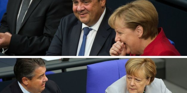 Angela Merkel und Sigmar Gabriel hatten am Mittwoch offenbar gut lachen auf der Regierungsbank.