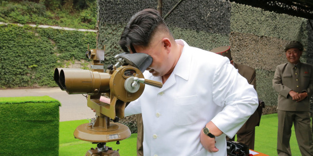 North Korean leader Kim Jong Un provides field guidance during a fire drill of ballistic rockets by Hwasong artillery units of the KPA Strategic Force, in this undated photo released by North Korea's Korean Central News Agency (KCNA) in Pyongyang September 6, 2016. KCNA/via Reuters ATTENTION EDITORS - THIS PICTURE WAS PROVIDED BY A THIRD PARTY. REUTERS IS UNABLE TO INDEPENDENTLY VERIFY THE AUTHENTICITY, CONTENT, LOCATION OR DATE OF THIS IMAGE. FOR EDITORIAL USE ONLY. NO THIRD PARTY SALES. SOUT