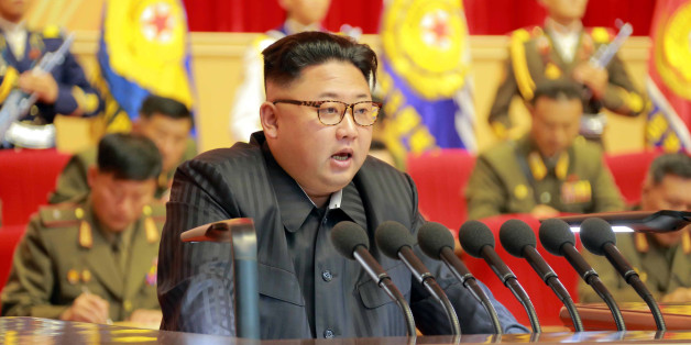 North Korean leader Kim Jong Un guides the 3rd Meeting of Activists of the Korean People's Army (KPA) in the Movement for Winning the Title of O Jung Hup-led 7th Regiment in this undated photo released by North Korea's Korean Central News Agency (KCNA) in Pyongyang on August 4, 2016. KCNA/ via REUTERS ATTENTION EDITORS - THIS PICTURE WAS PROVIDED BY A THIRD PARTY. REUTERS IS UNABLE TO INDEPENDENTLY VERIFY THE AUTHENTICITY, CONTENT, LOCATION OR DATE OF THIS IMAGE. FOR EDITORIAL USE ONLY. NOT FOR