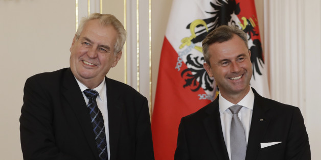 Der tschechische Präsident Milos Zeman hat den Rechtspopulisten Norbert Hofer getroffen - kurz vor der Wahlwiederholung in Österreich