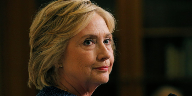 U.S. Democratic presidential candidate Hillary Clinton speaks to reporters after holding a "National Security Working Session" with national security advisors in New York, U.S. September 9, 2016. REUTERS/Brian Snyder
