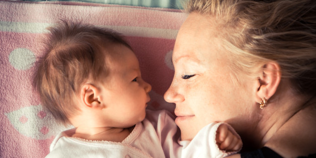 Die Mutter-Kind-Beziehung sollte fotografisch festgehalten werden