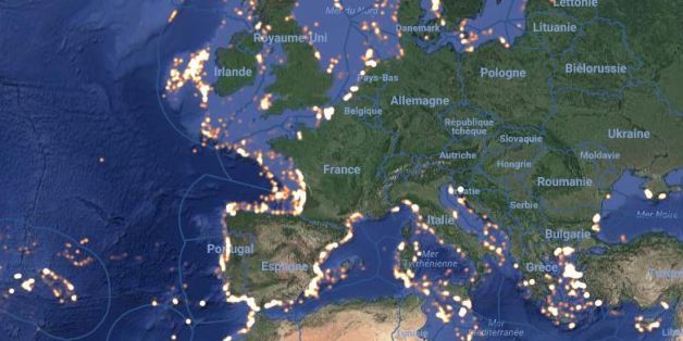 Global Fishing Watch visualise en temps réel l'emplacement des chalutiers industriels et espère prévenir la surpêche.