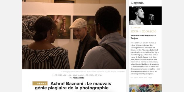 Capture d'écran de l'article publié le 11 septembre par Le Desk