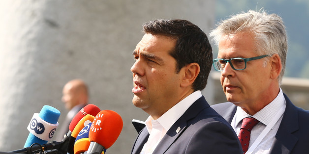 Greece's Prime Minister Alexis Tsipras arrives for the European Union summit- the first one since Britain voted to quit- in Bratislava, Slovakia, September 16, 2016. REUTERS/Leonhard Foeger
