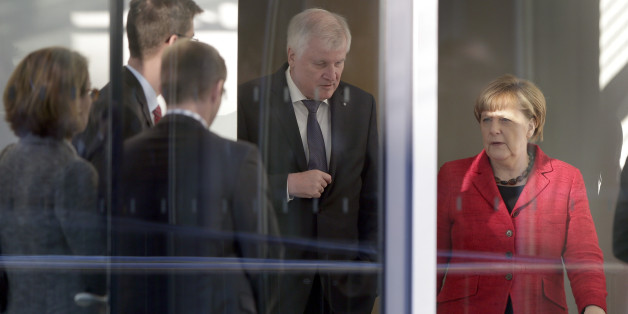 CSU-Chef Horst Seehofer und Angela Merkel