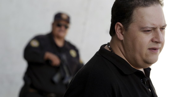 Sebastian Marroquin, son of late Colombian drug lord Pablo Escobar Gaviria, tours the Independencia neighbourhood in Monterrey, Mexico, August 26, 2015. Marroquin is in this northern city for a lecture about his father and his life as son of one of the most notorious drug lords, local media reported. REUTERS/Daniel Becerril