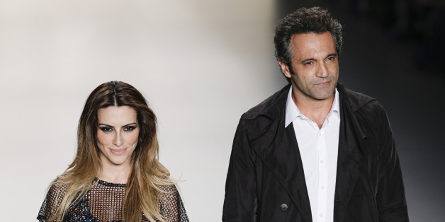 RIO DE JANEIRO, BRAZIL - APRIL 17: Cléo Pires and Domingos Montagner walk the runway at TNG 2013/2014 Summer Collection Show during fashion Rio on 17th April, 2013 in Rio de Janeiro, Brazil. (Photo by Pedro Agoas/LatinContent/Getty Images)