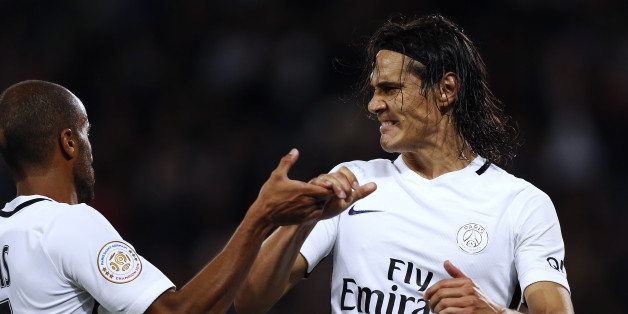 Regardez les quatre buts d'Edinson Cavani lors de la raclée infligée par le PSG à Caen (6-0)