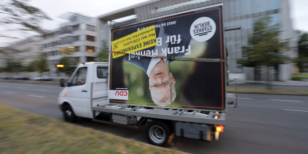 Ein Wahlplakat der CDU in Berlin