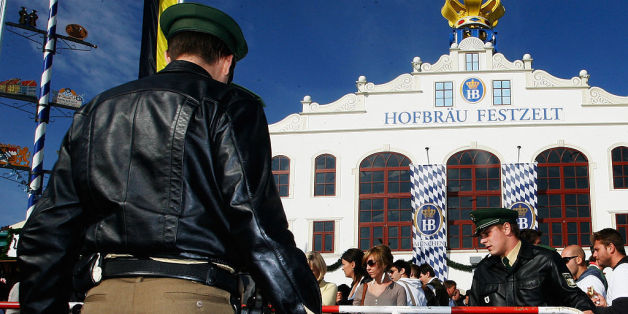 Polizisten auf dem Oktoberfest in München