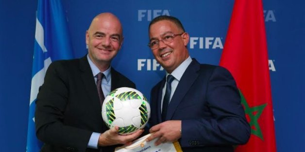 Faouzi Lakjaâa a rencontré le patron de la FIFA Gianni Infantino, le 20 septembre à Zurich