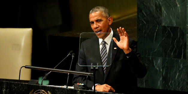 U.S. President Barack Obama addresses the United Nations General Assembly in New York September 20, 2016. REUTERS/Kevin Lamarque