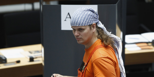 Der Piraten-Politiker Gerwald Claus-Brunner im Berliner Stadtparlament