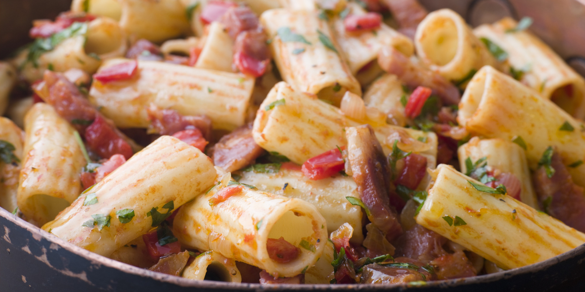Rigatoni all'Ortolana, Slowly Cooked Vegetarian Ragu Sauce HuffPost