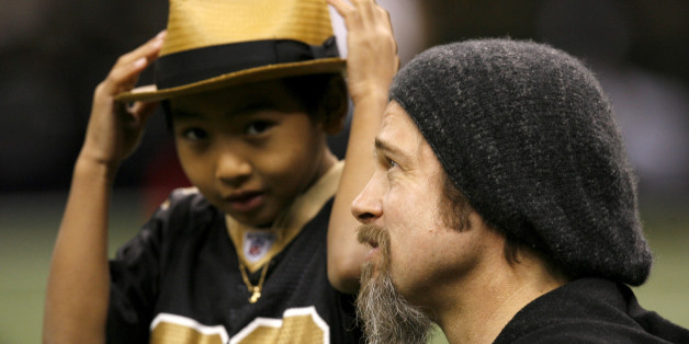 Brad Pitt mit seinem Sohn Maddox