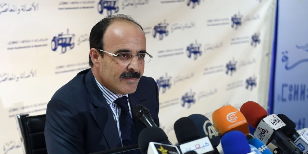 Ilyas el Omari, Vice Secretary General of the Party of Authenticity and Modernity (PAM) speaks during a press conference following the results from Moroccan municipal and regional elections on September 5, 2015 in Rabat. Morocco's Islamists came first in regional elections seen as a test of their popularity after nearly four years in power, but trailed the liberal opposition in municipal polls, results showed. The PAM, a liberal opposition party founded by a politician close to the king, came se
