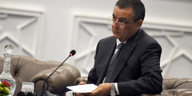 Algeria's Minister of Industry and Mining, Abdeslam Bouchouareb looks on during the opening of the 3rd forum on partnerships between France and Algeria on April 10, 2016 in the capital Algiers. / AFP / Farouk Batiche (Photo credit should read FAROUK BATICHE/AFP/Getty Images)