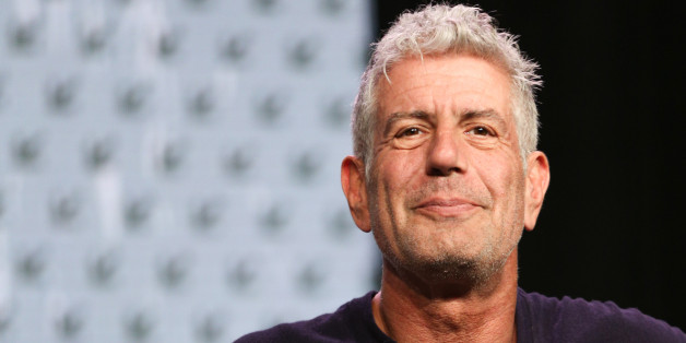 Anthony Bourdain speaks during South By Southwest at the Austin Convention Center on Sunday, March 13, 2016, in Austin, Texas. (Photo by Rich Fury/Invision/AP)