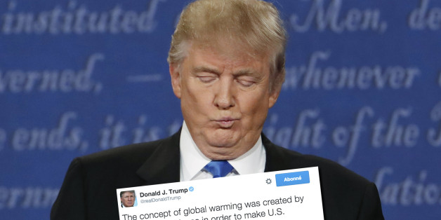 Pendant le débat, Clinton a déterré ce tweet ubuesque de Trump sur le climat