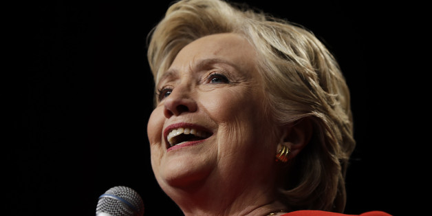 Democratic presidential candidate Hillary Clinton speaks to supporters after the first presidential debate with Republican presidential candidate Donald Trump, in Westbury, N.Y., Monday, Sept. 26, 2016. (AP Photo/Matt Rourke)
