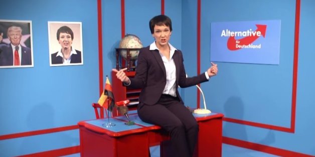 Carolin Kebekus knöpft sich in ihrer Sendung "Pussy Terror TV" die AfD-Vorsitzende Frauke Petry vor.